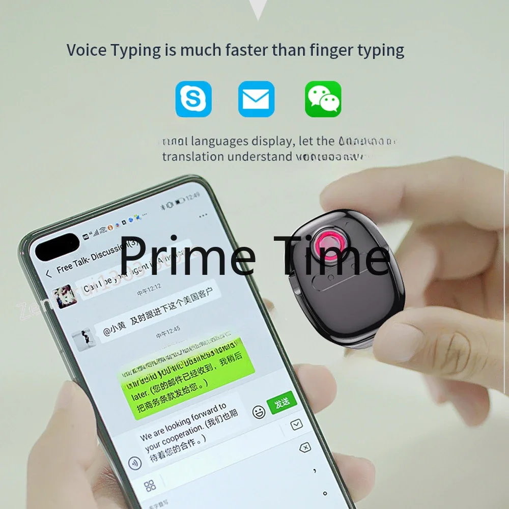 Voice Typing Translating Machine Wechat Whatsapp Multi-Language Chat Translator Mobile Phone Holder Translation Pen