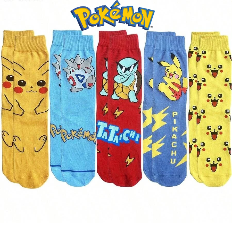 

Pokemon Warm Socks Kawaii Pikachu Anime Breathable Cotton Sock Creative Party Decorations Cute Winter Supplies Birthday Gifts