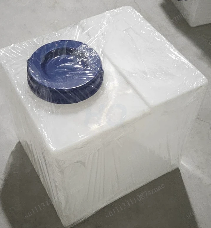 KC-200L Plastic Water Tank, Rotomolded Square Bucket, Mechanical Equipment Liquid Storage Tank, Beef Tendon White PE Bucket