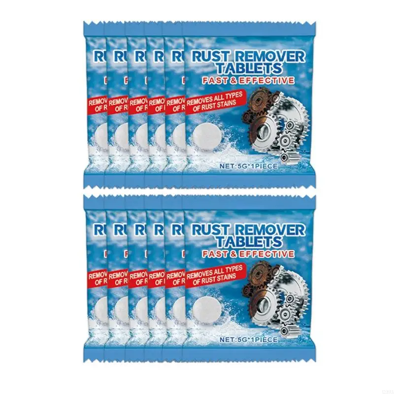 G99A Rust Cleans Tablets Rust Remover Viên sủi bọt cho chất tẩy rửa gốm sứ kim loại