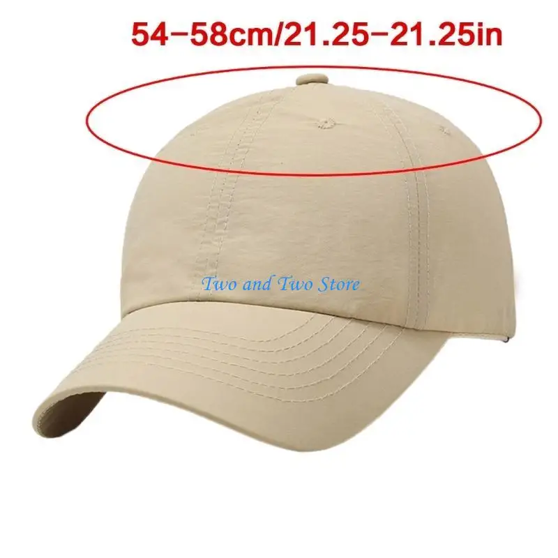 قبعة بيسبول HX6F سريعة الجفاف وجيدة التهوية، قبعة شمسية للنساء والرجال الرياضيين