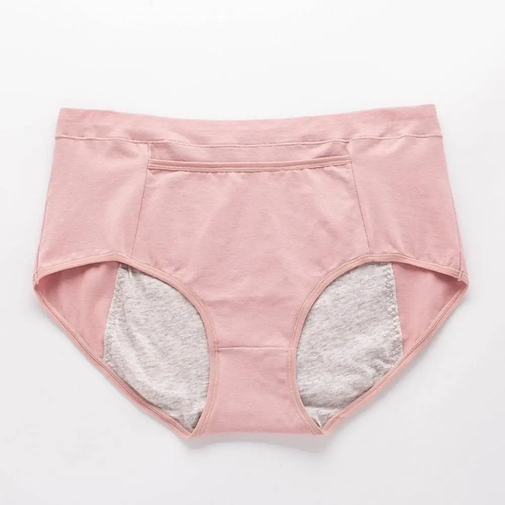 Comfortable Mid-rise Women Underwear Women Ultra-thin Breathable Cotton Menstrual Panties Leakproof Absorbent for Women