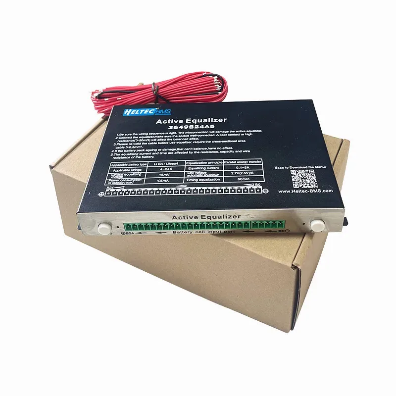 5A 8A Active Balance Li-ion LiFePo4 Equalizer Balancer 4-24S BMS Battery Pack Storage Energy Transfer Capacitor view 3
