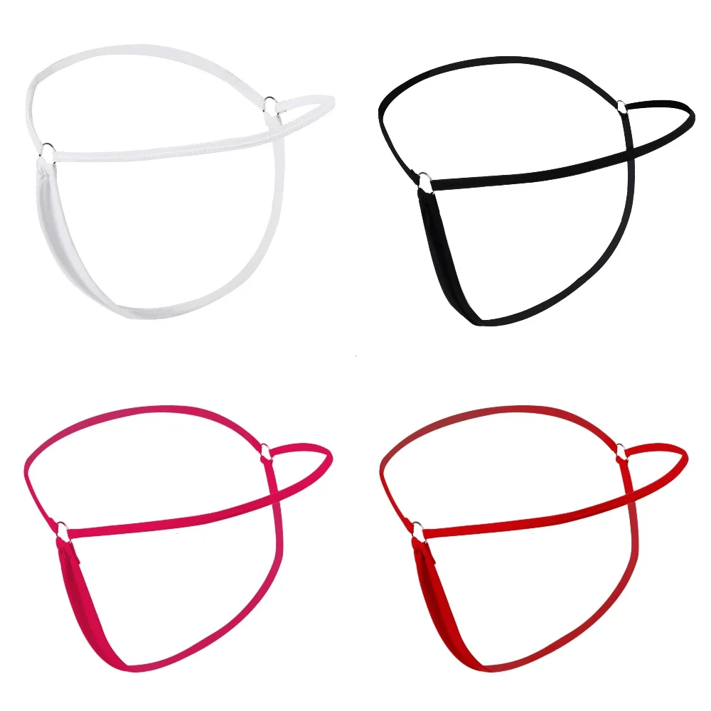 Dámské tenké páskové kalhotky s T-back efektem, nízký pas, tangá, spodní prádlo, sexy dámské kalhotky, mikro tanga, string kalhotky - náhled 5