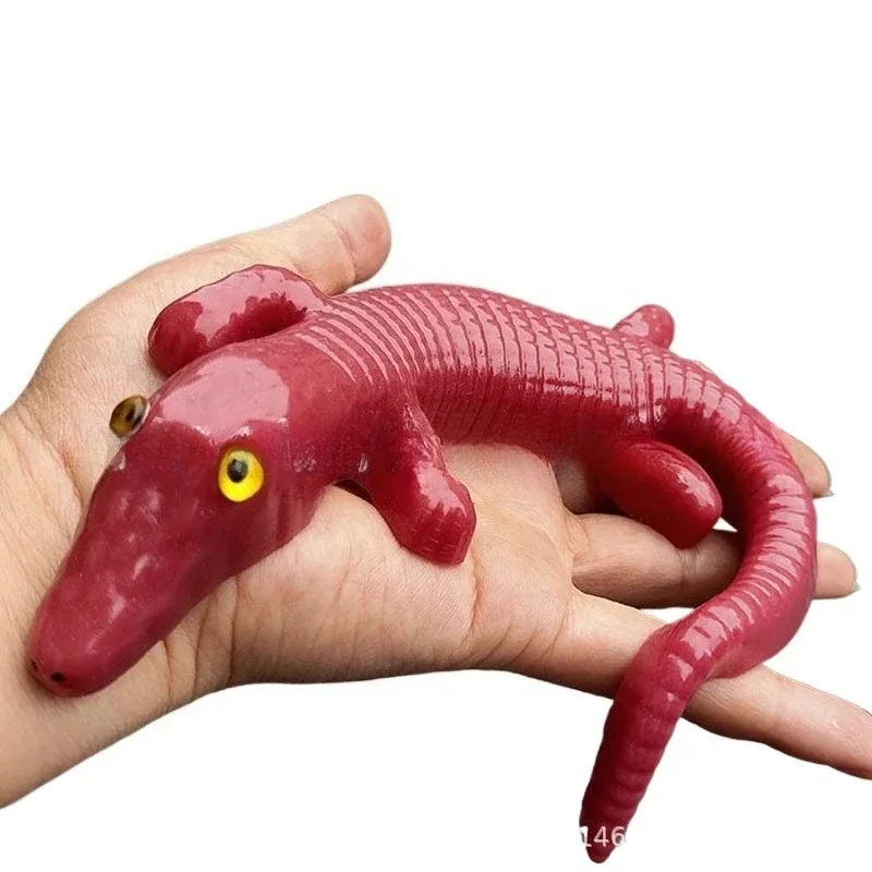 Squishy crocodilo squeeze estresse brinquedo macio alívio relaxar brinquedos bonito rápido rebote alívio do estresse brinquedos aniversário anti-stress presente