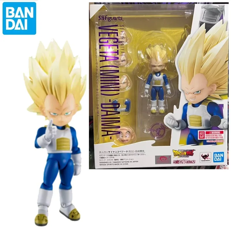 

В наличии: Коллекционная мини-фигурка Bandai S.H.Figuarts SHF Dragon Ball Daima Super Saiyan 3 Vegeta