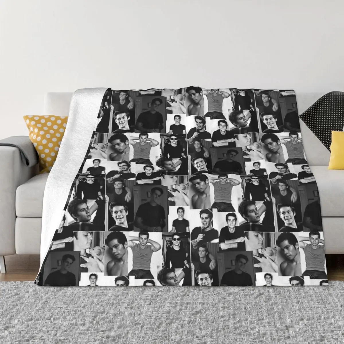 

Dylan O'Brien 4 Home Bed Blankets Blankets & Throws Custom Blanket Personalized Throw Blanket