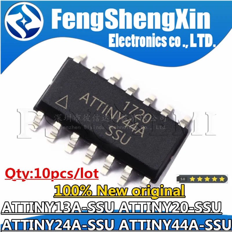 10pcs 100% New ATTINY13A-SU ATTINY13A ATTINY13A-SSU ATTINY20 ATTINY20-SSU ATTINY24A ATTINY24A-SSU ATTINY44A-SSU ATTINY44A SOP