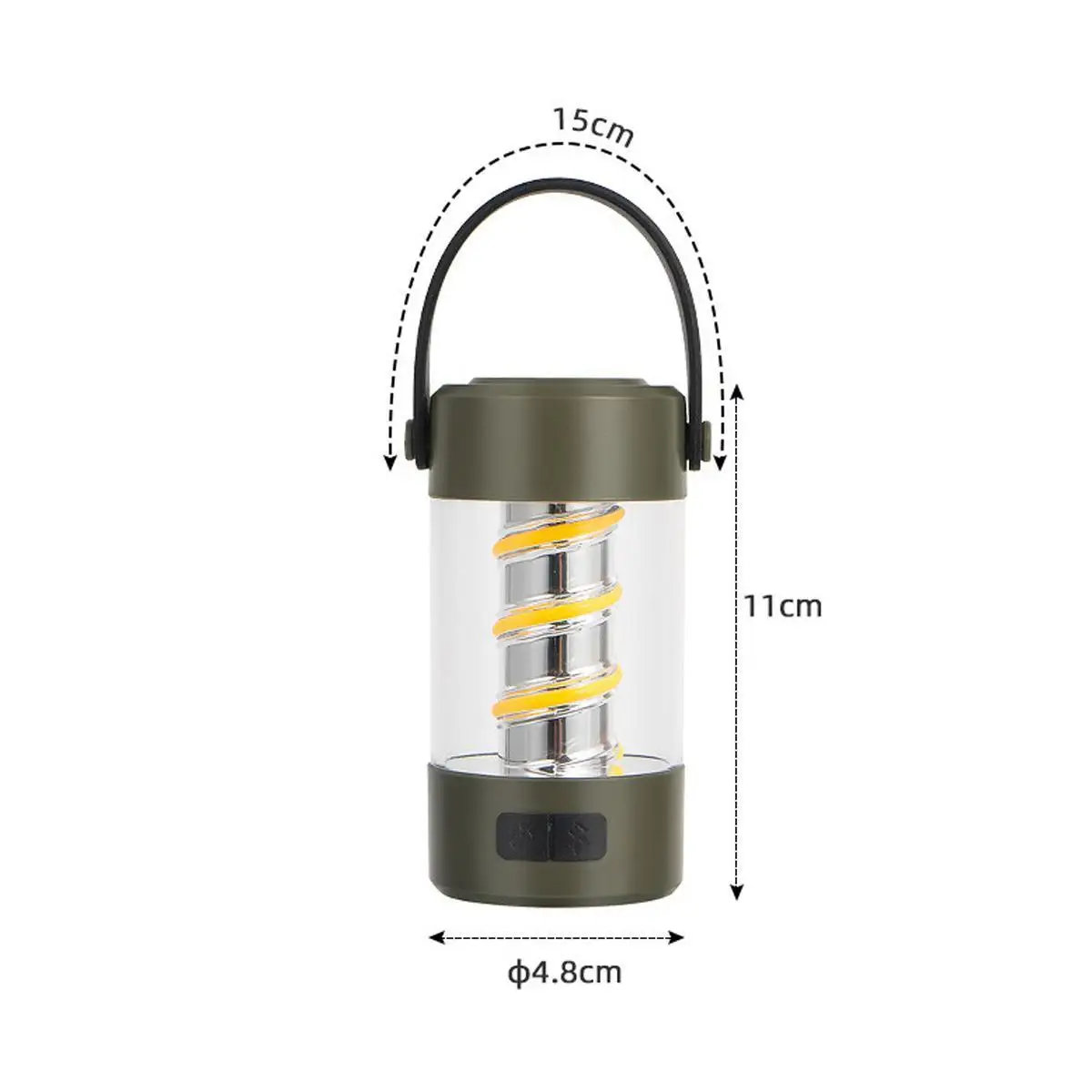 LED Bluetooth Camping Lantern Portable Hanging Light Rechargeable Waterproof Wireless Speaker for Outdoor Party and BBQ Light