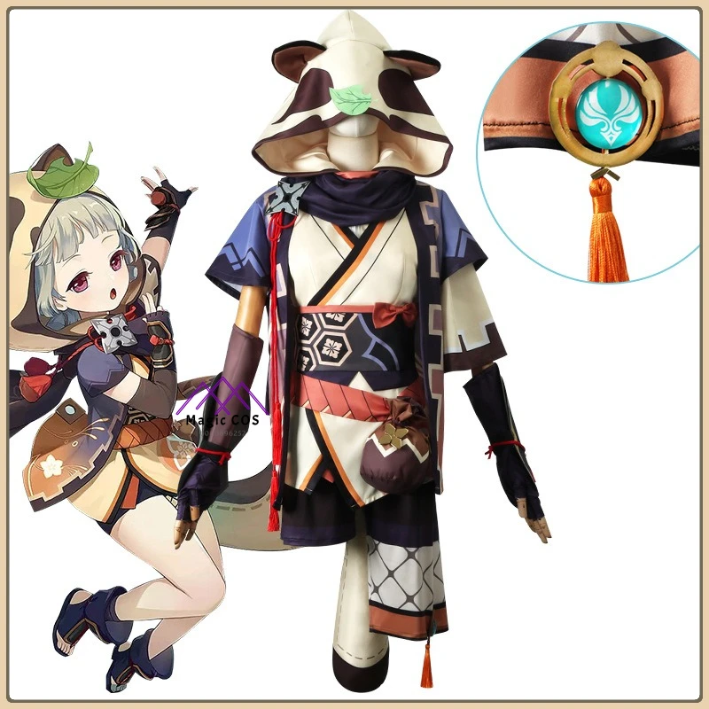 

Genshin Impact Sayu Cosplay Costume "Ninja of the Shuumatsuban" High Quality Full Set Anime Outfit for Women Comic Con Party