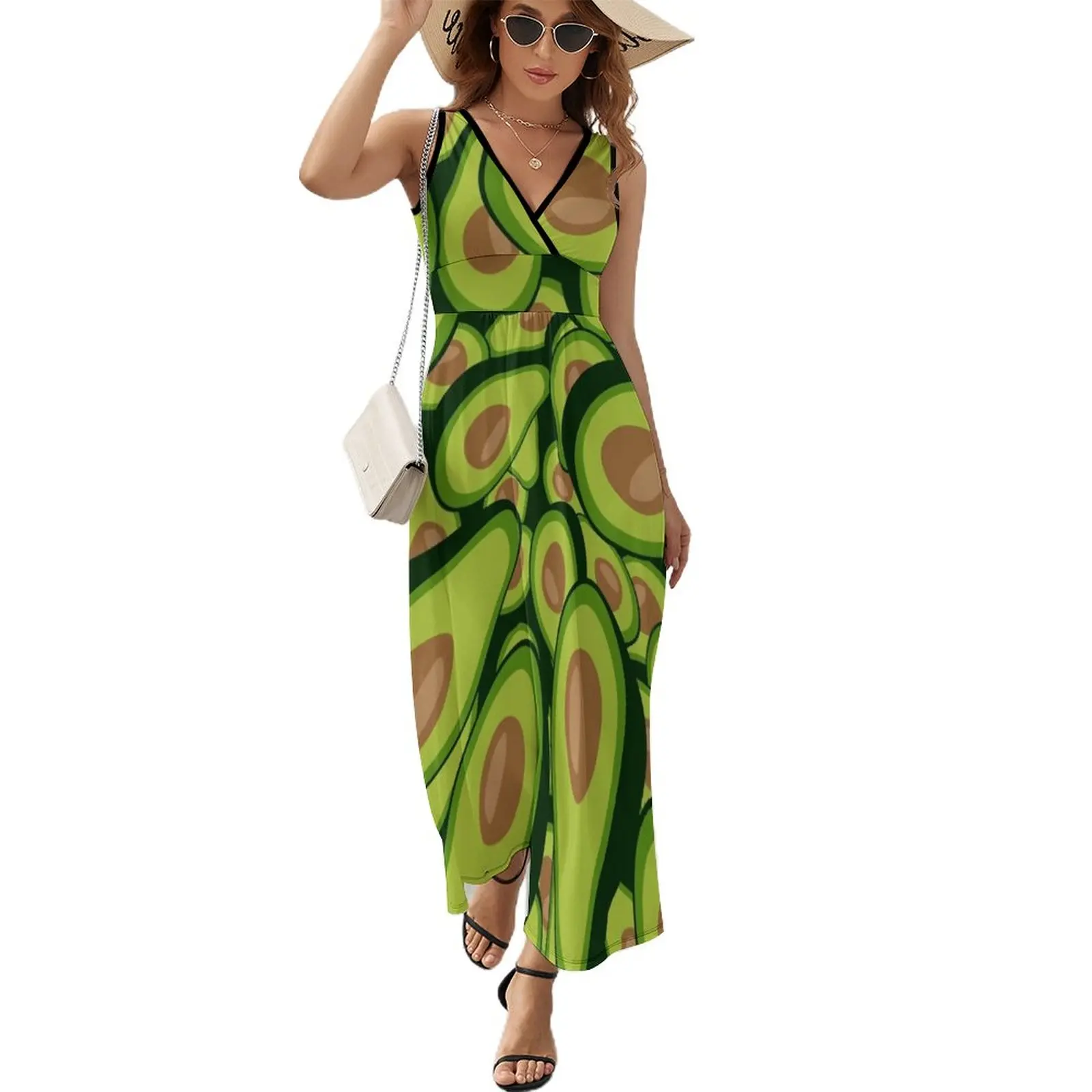 

Avocado Collage Sleeveless Dress Dress women Clothing summer dresses for women 2023