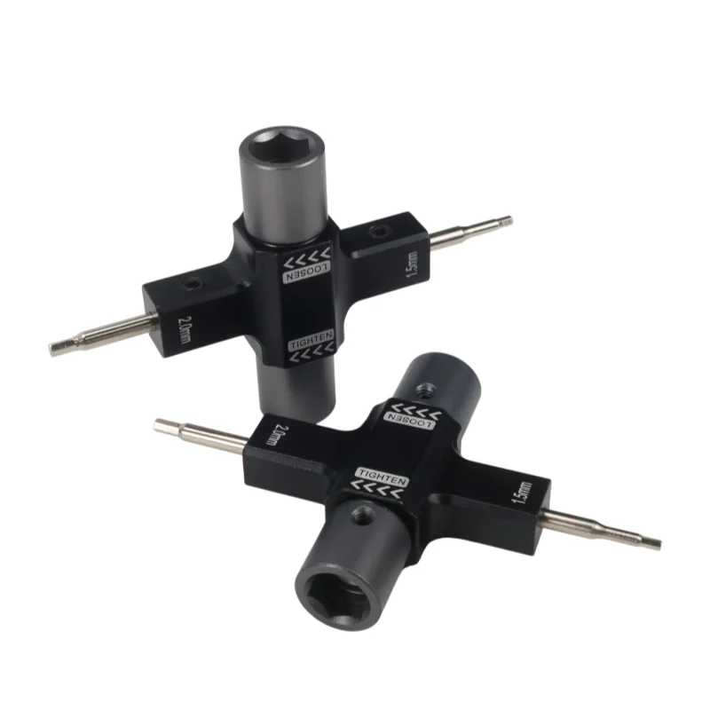 M5 Screw Nut Wrench One Way Bearing 1.5mm 2.0mm Hex Screwdriver Quick Release for FPV Racing Drone RC Quadcopter Propeller Tool