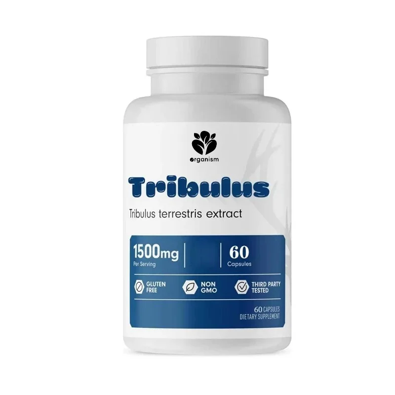 

Tribulus terrestris 1500 milligrams per serving, essential (30 portions, 60 capsules)