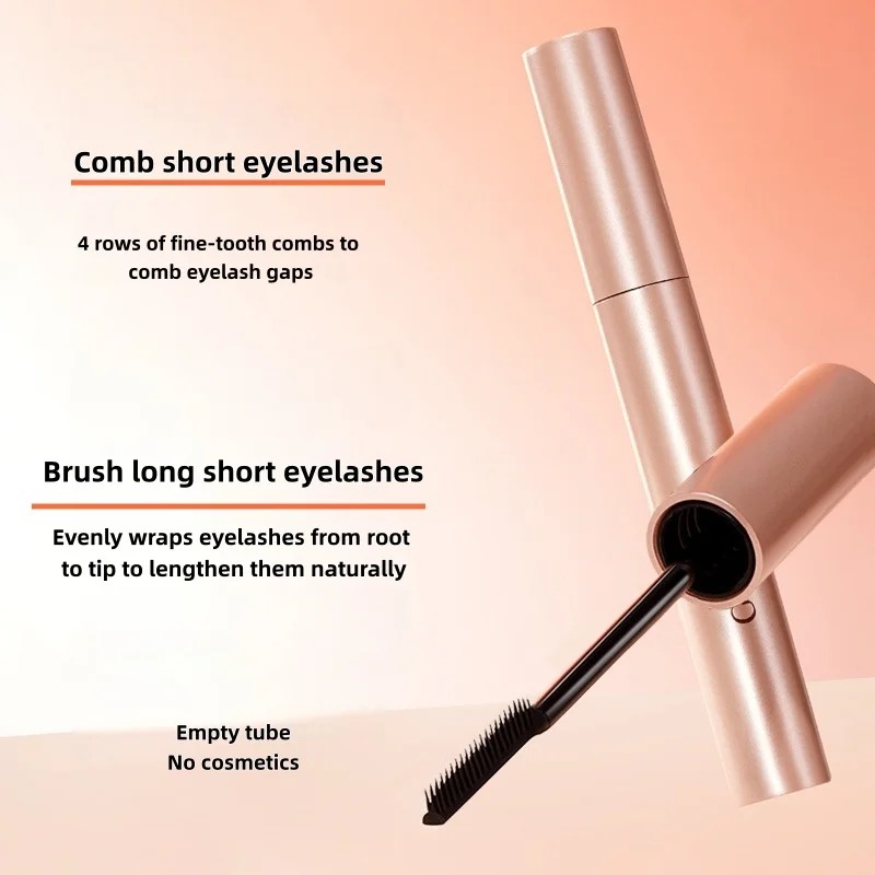【Logo Custom】50Pcs Customized 10ml Rose Gold Eyelash Tube Suitable for Wholesale in Cosmetic Packaging and Beauty Tool Factories