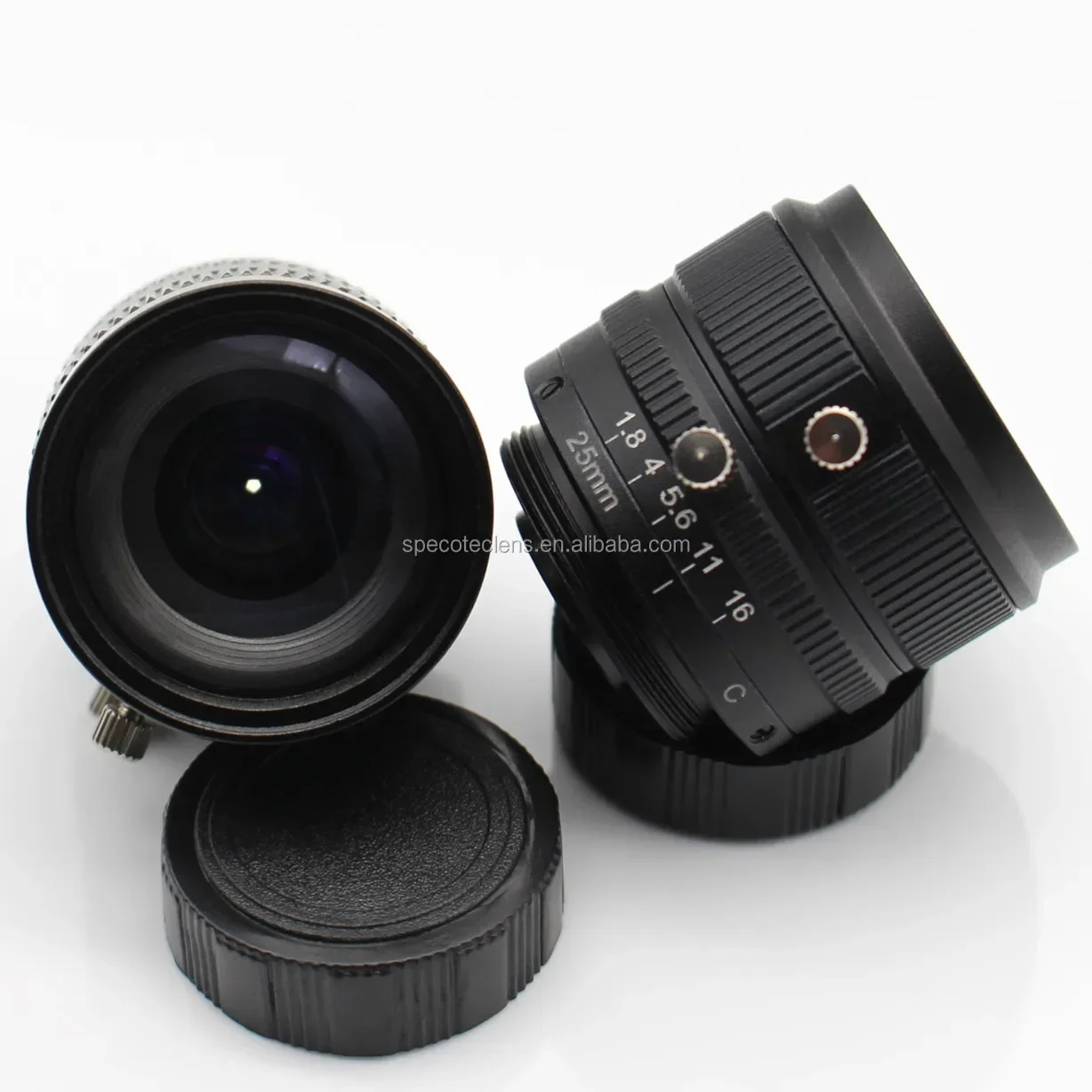 25mm low distortion 1''  2/3''  1/2''  1/3'' Fixed Focus C Mount Optical Industrial 8MP Lens