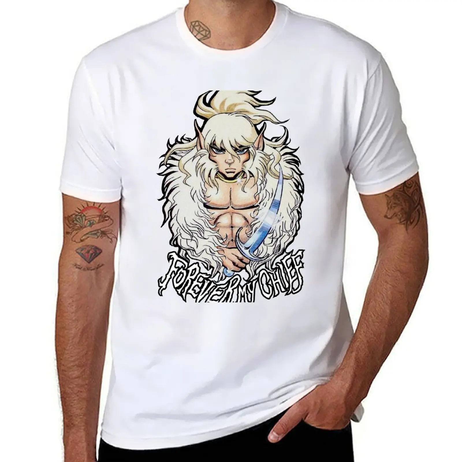 

ElfQuest: Forever My Chief T-Shirt cotton tshirt 100% t shirts with prints T-Shirt