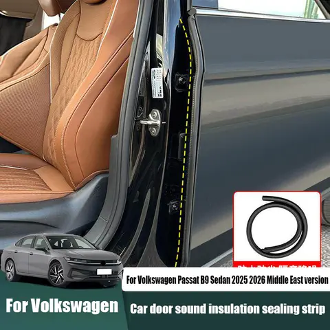For Volkswagen Passat Sedan 2025 2026 Middle East version Car door sound insulation sealing strip noise reduction double-layer
