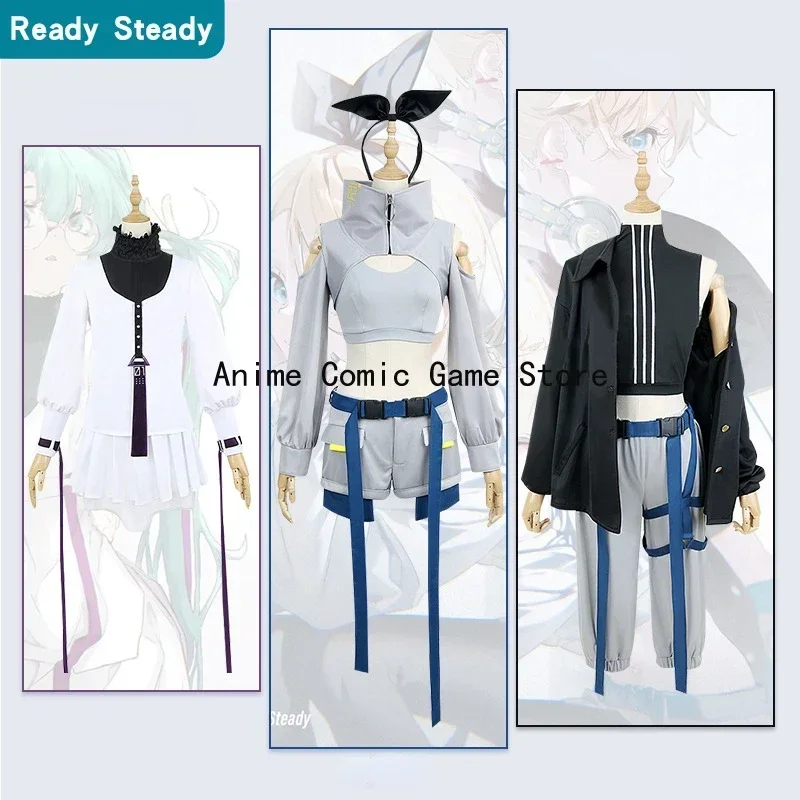 Rin Len Cosplay Costume Project Sekai Colorful Stage Ready Steady Miku Cosplay Party Suit For Fancy Halloween Uniform