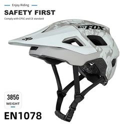 BATFOX Men's Bicycle helmet MTB  Lightweight Mountain Bike Cross Country Bike Helmet Comfort Lining Mountain Bike Helmet