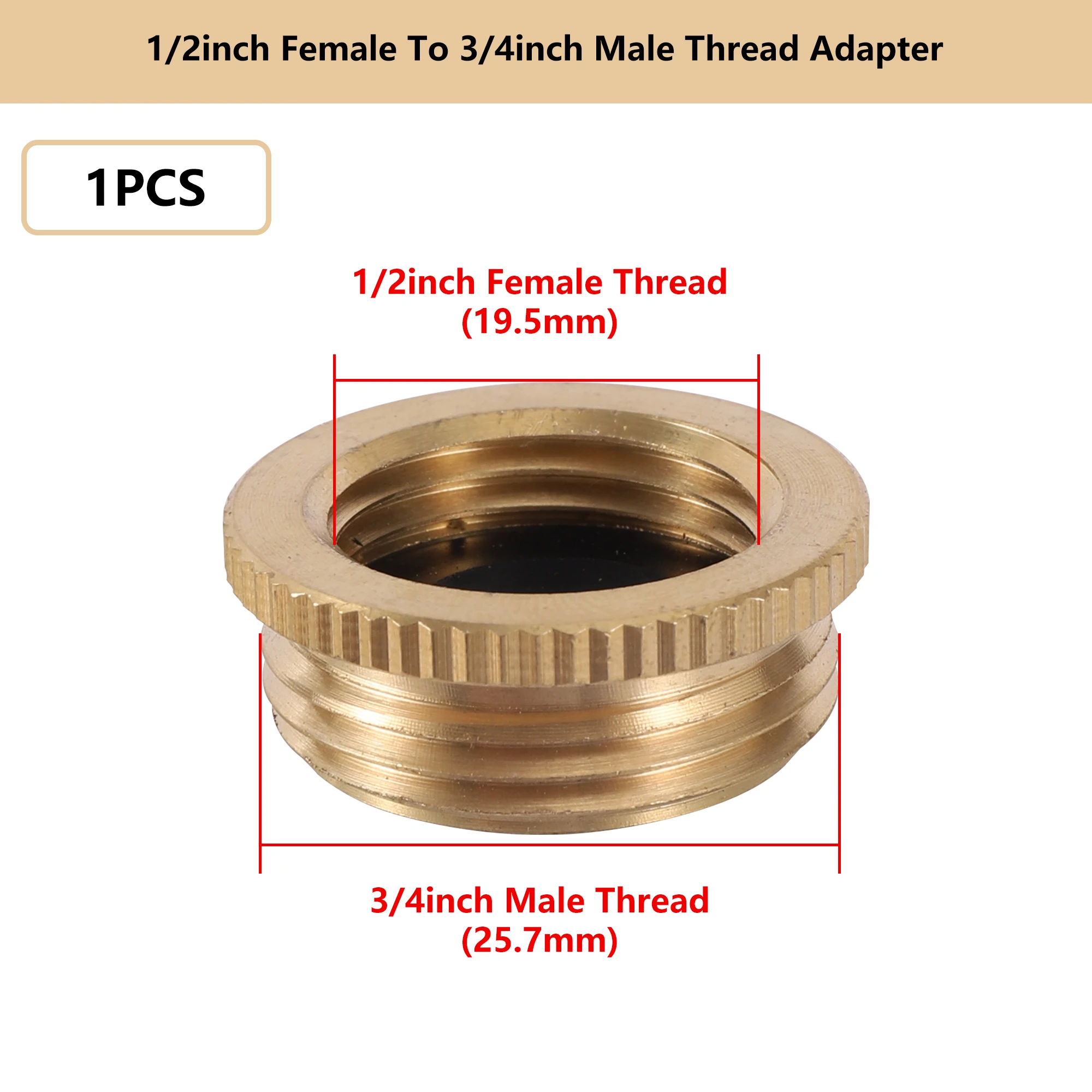 Conector rápido de latón para lavadora, adaptador de riego, accesorios de manguera de agua rápida, rosca de 1/2 \