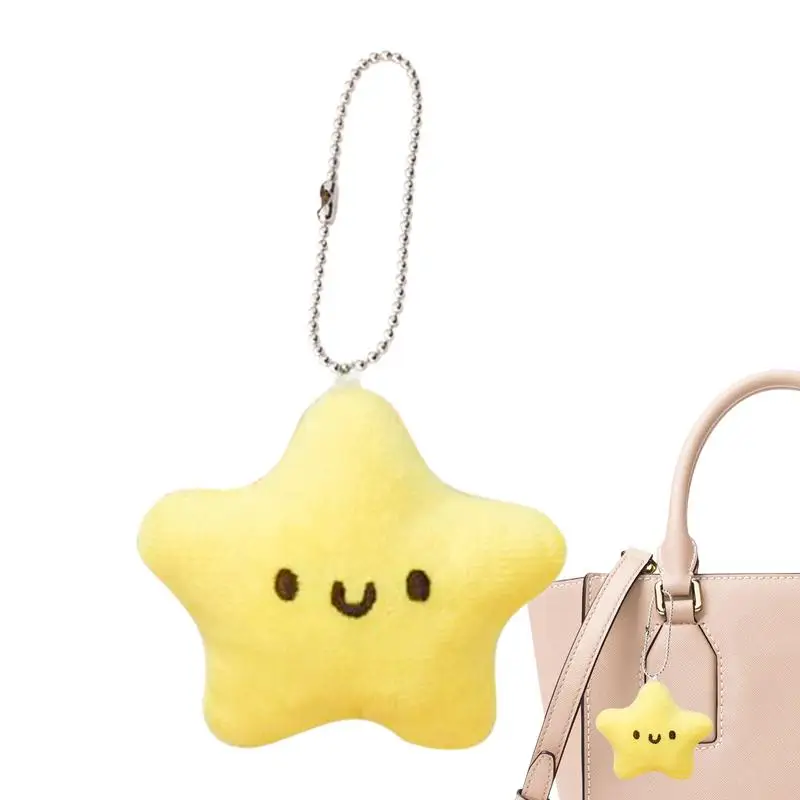 

Star Backpack Charm Cute Plush Key Chains Doll Pendant Charm Backpack Accessories Soft Doll With Squeaker For Backpacks Girls Bo