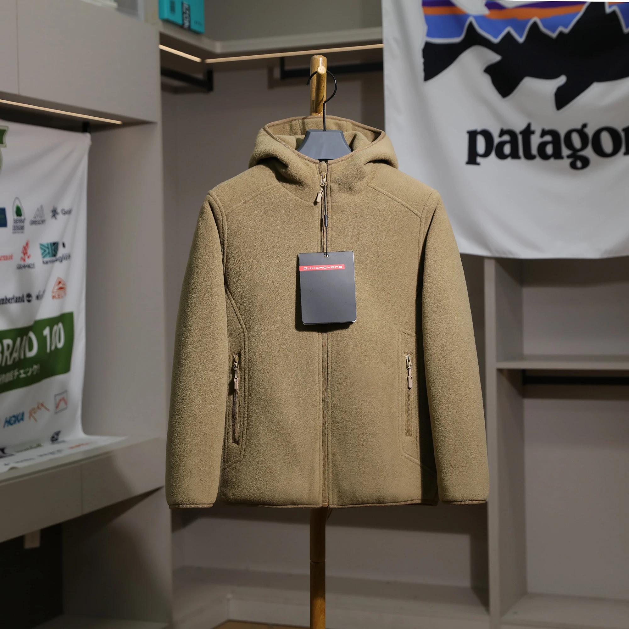 

Мужское пуховое пальто Thiened Outdoor Jaet с капюшоном Fce, зимнее пальто, теплый сли, обычная длина, Faion Urban White Du down Filling