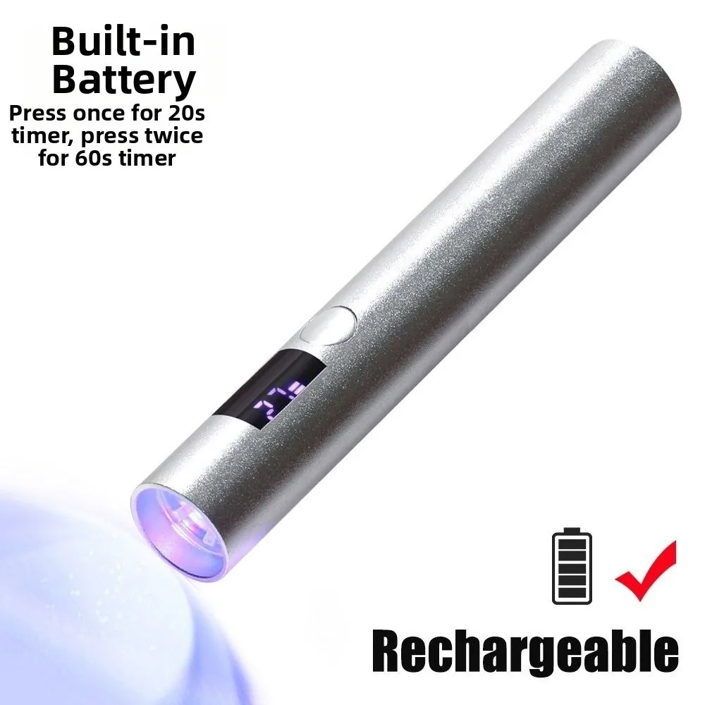 Nuevo Secador de Uñas Portátil Mini Lámpara de Secado Rápido Profesional UV LED para Esmalte de Uñas