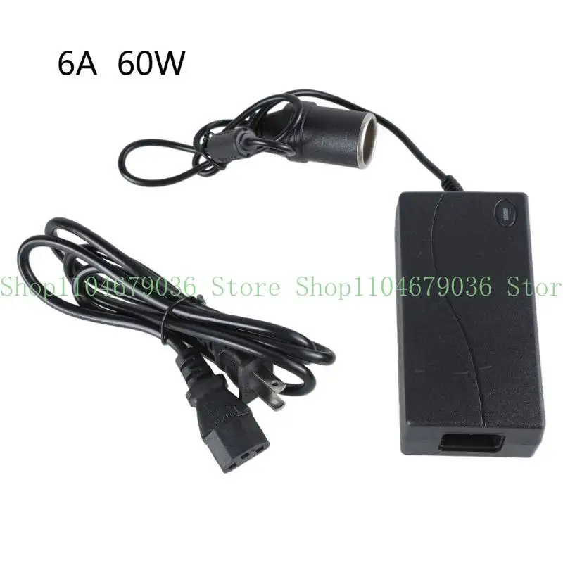 

652F 220V to 12V Power Adapter Chargers Converter Car Cigarette Socket Car Vacuums Air Compressor Power Adapter
