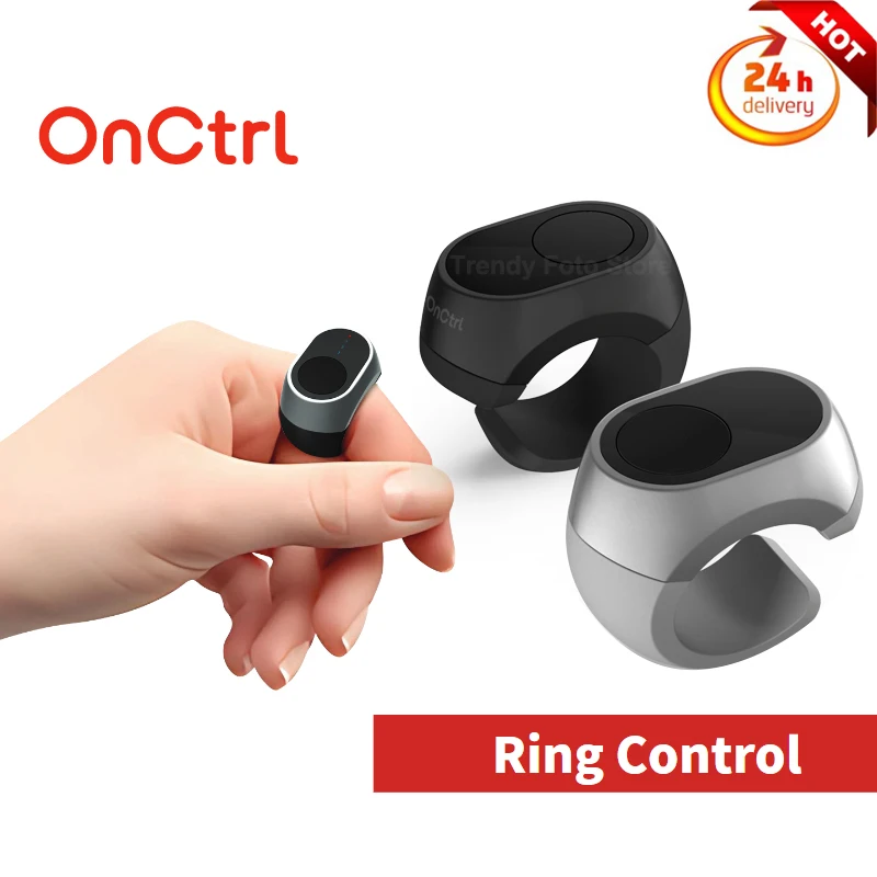 

Remote Control Ring Wireless Bluetooth-compatible Mobile Remote Control Ring Support Smartphone/PC/BT Keypad/BT Mouse/Smart TV
