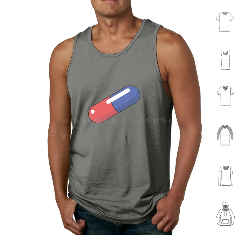 Kaneda Pill Inspired By Akira Tank Tops Vest Sleeveless Anime Akira Keneda Tetsuo 90s Comics Manga Mangaka Japan Jacket Red
