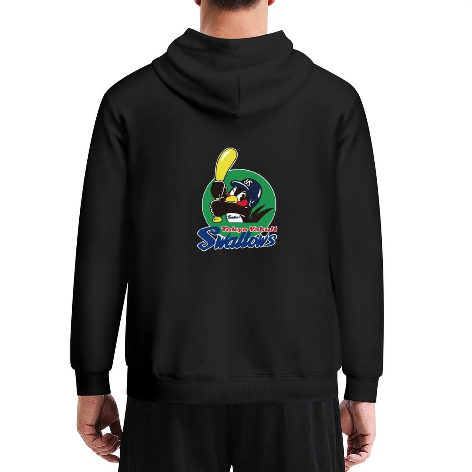 

Tokyo Yakult Swallows Logo Hoodie mens clothes men's winter sweater mens clothing male clothes hoodie graphic