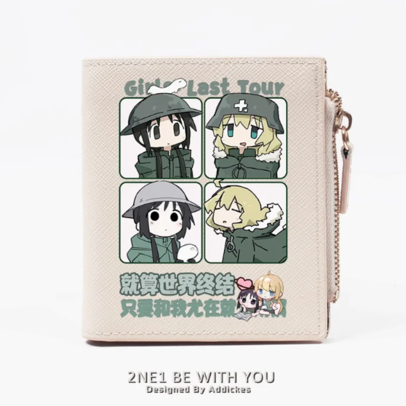 

Модные кошельки на молнии для девочек в стиле аниме, кошелек из искусственной кожи, держатель для карт, сумка для денег, подарок 2343, косплей