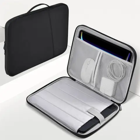 Bolsa con asa impermeable a prueba de golpes, funda para portátil para Macbook Air 11 12 13 13,6 pulgadas M4 M3 M2 Chip Mac, accesorios de cubierta de libro
