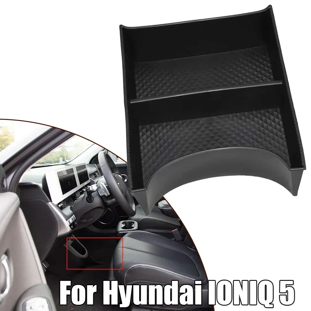 

ABS Black Center Console Storage Organizer for Hyundai 5 (2021+) Designed for Practical Use and Easy Installation