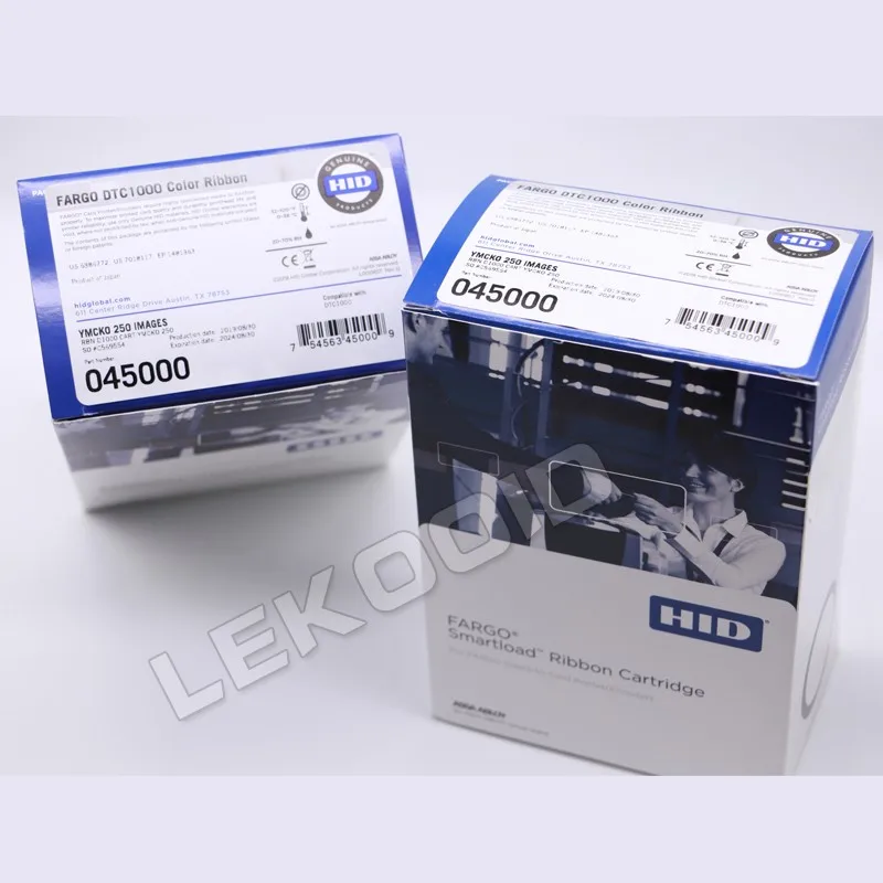 Fargo 045000 color ribbon Work for DTC1250e PVC Thermal Transfer Card Printer