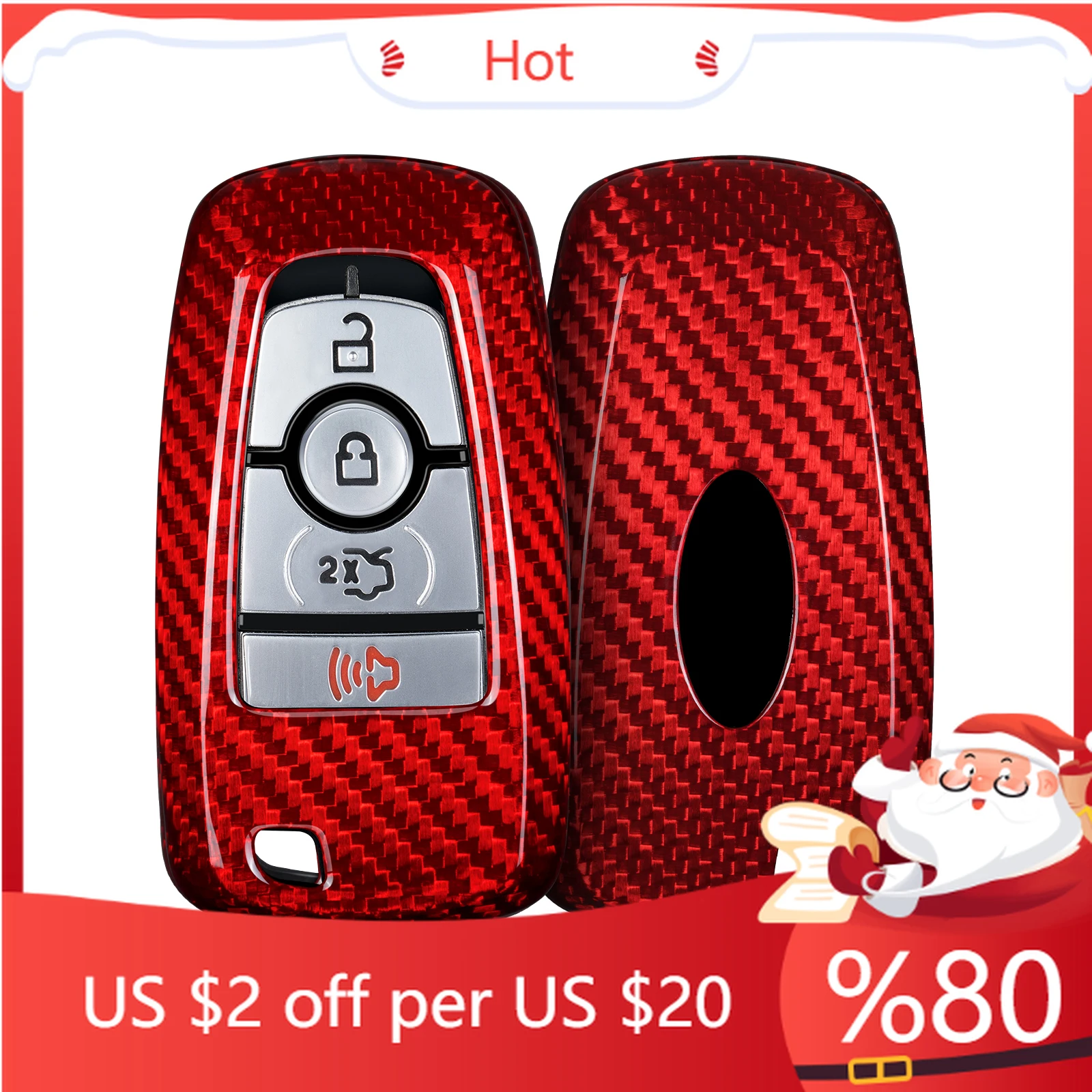 

Горячий чехол для ключей из углеродного волокна для Ford F150 Explorer Fusion Mustang Escape Edge Ranger Expedition Smart Key A, внутренние наклейки