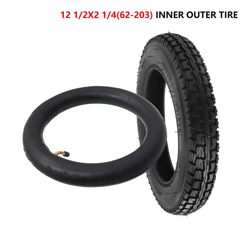 

Thickened explosion-proof 2 1/2 x 2 1/4 (62-203) inner and outer tires for electric scooters and electric bicycle wheels