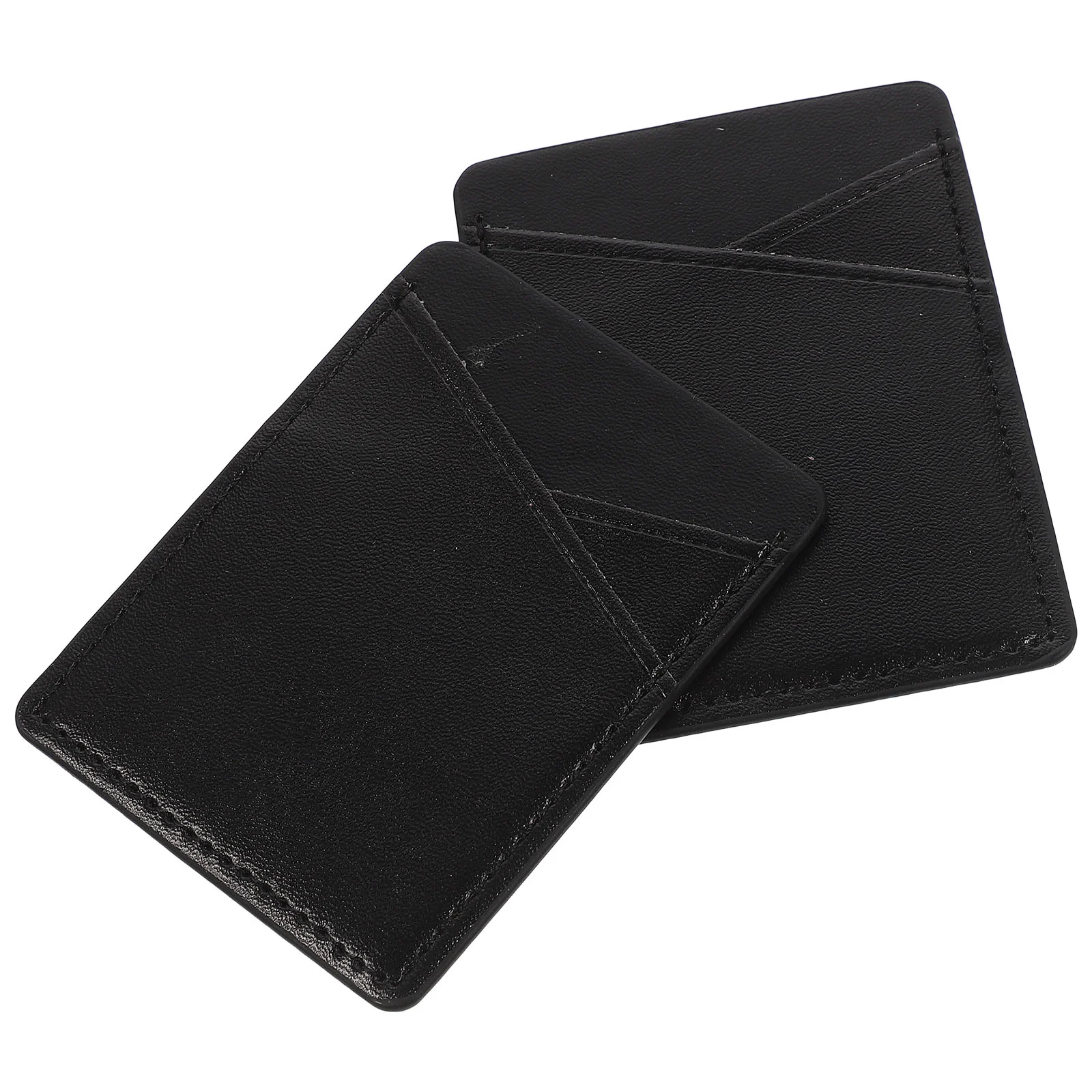 2 Pcs Mobile Phone Sticker Card Case Cellphones Holder for Back of Credit Sleeve Wallet Pouch Small