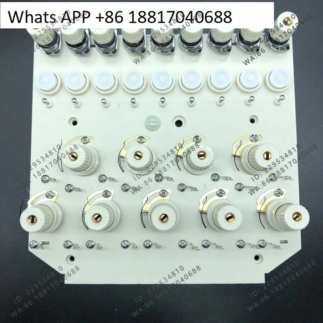 Computer embroidery machine accessories, machine head over the thread panel, nine-pin clip wire assembly with bottom inspection