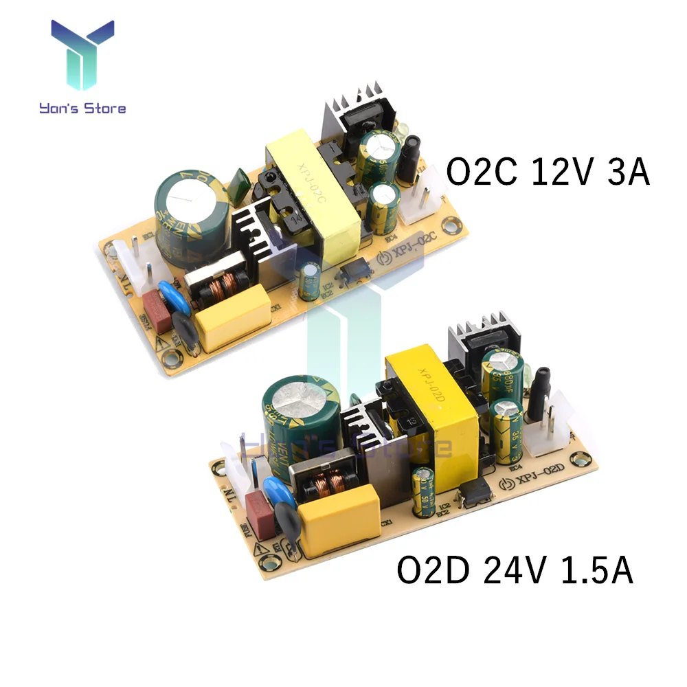 AC 100V-240V Ra 12V 3A 24V 1.5A 36W Chuyển Đổi Nguồn Điện Module AC-DC 12V3A 24V1.5A Mô Đun Cung Cấp Năng Lượng Cho Thay Thế Sửa Chữa