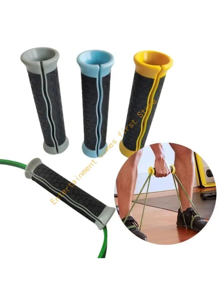 2pcs High Strengths Durability Handle Resistance Band Handle Universal Handle 55KD