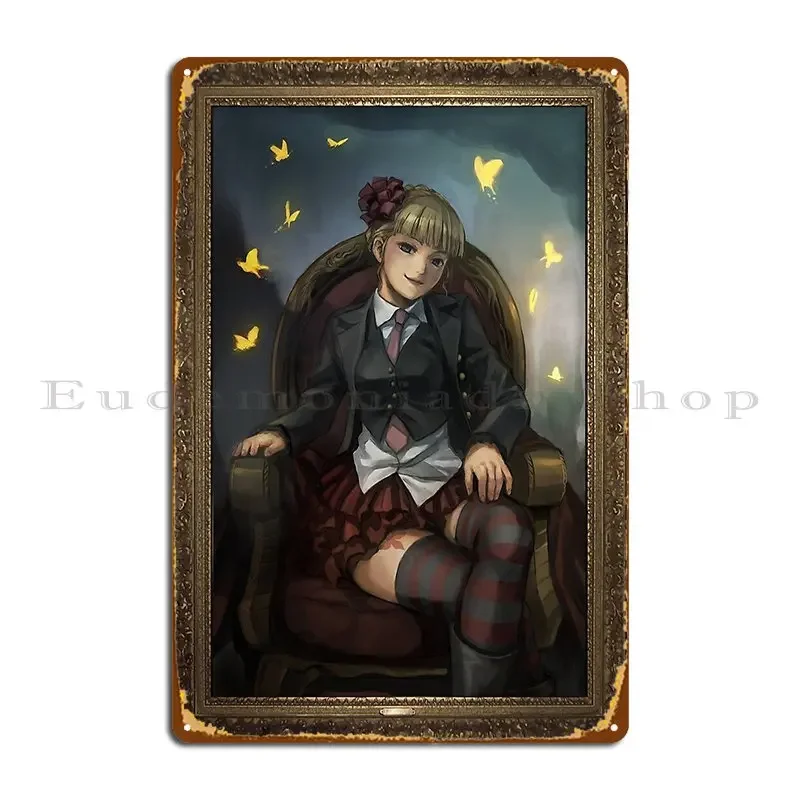 Umineko When They Cry Human Beatrice Portrait Metal Sign Wall Mural Pub Wall Decor Print Cave Tin Sign Poster