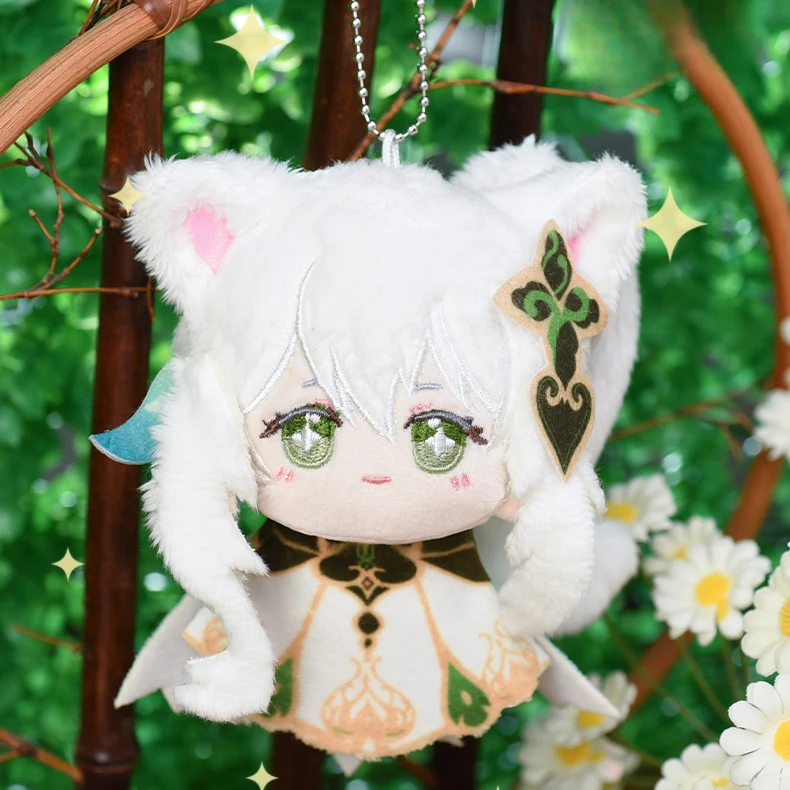 Anime Genshin Impact Nahida Sunny day Plush doll pendant Series Cosplay Backpack decoration Gift Asakusa Shrine Keychain