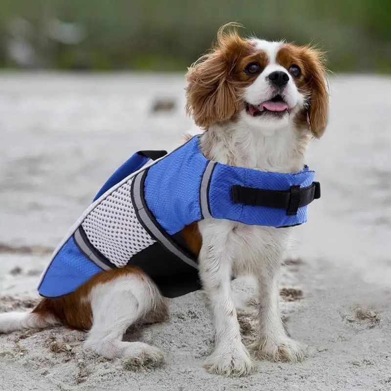 

Dog Life Vest Dog Swimming Vest Flotation Support With Reflective Strips For During Water Beach Pool Kayak Boating Outdoor