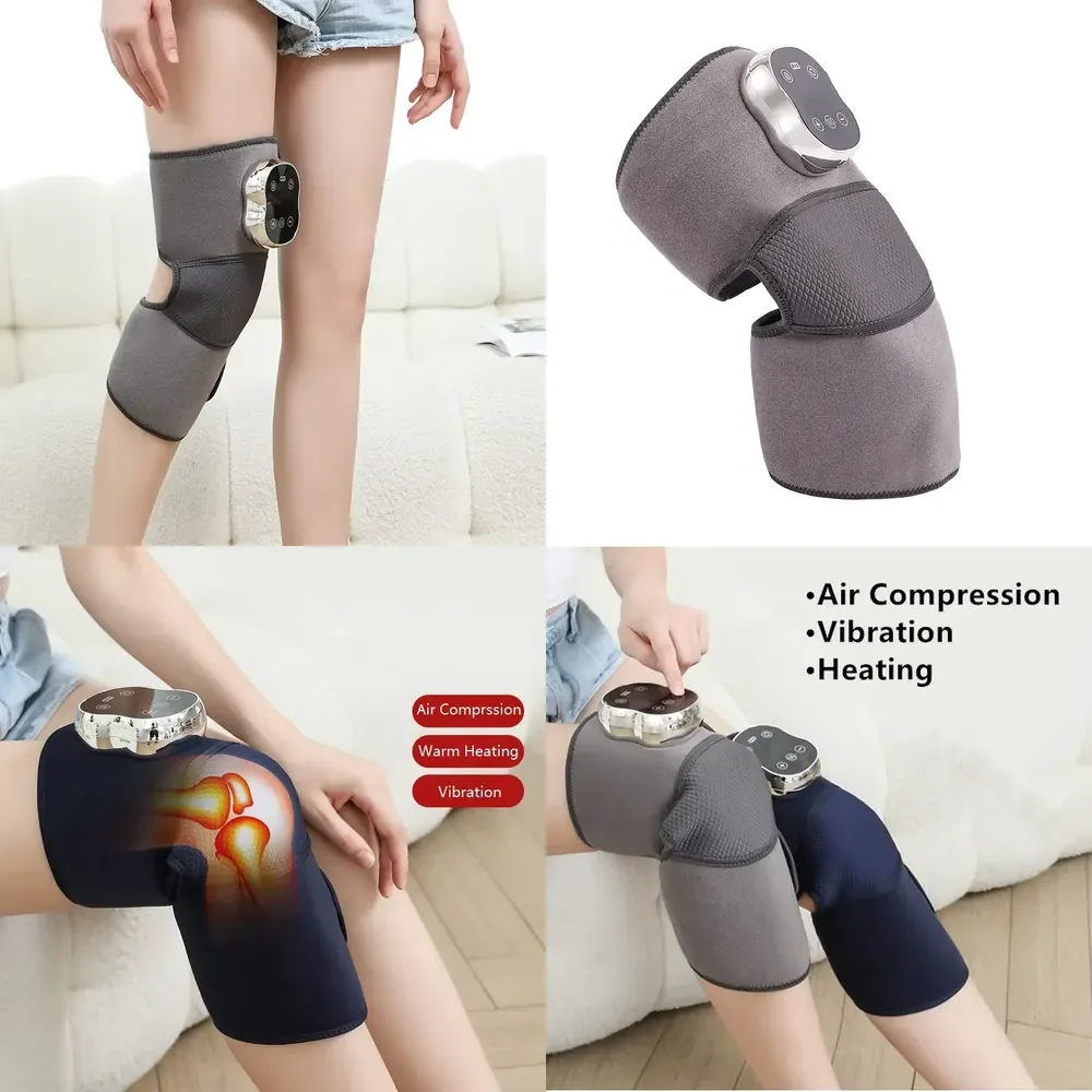 

【CHIMU HOME】 NEW Arrival Electric Knee Massager With Heat Air Compression and Vibrating for Pain Relief