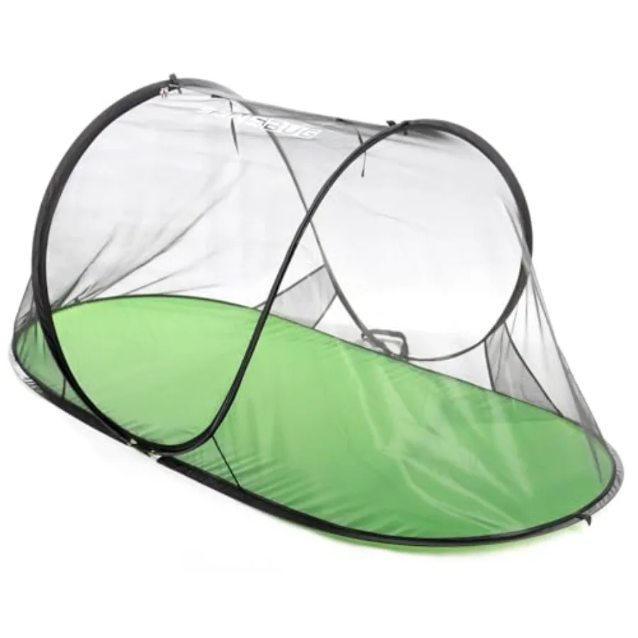 

Bug Tent for One Person Instant Pop up, Strong No-See-um Mesh, Poly Floor