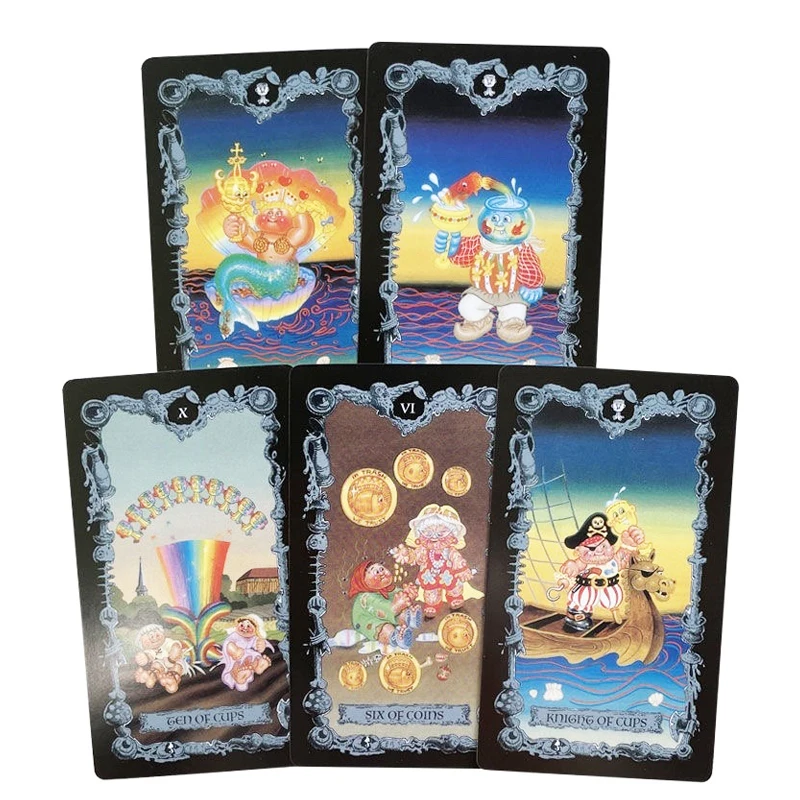 New Tarot Cards Garbage Pail Kids Playing Cards For Family Party Game Prophecy Cards Mysterious Destiny Divination Toys