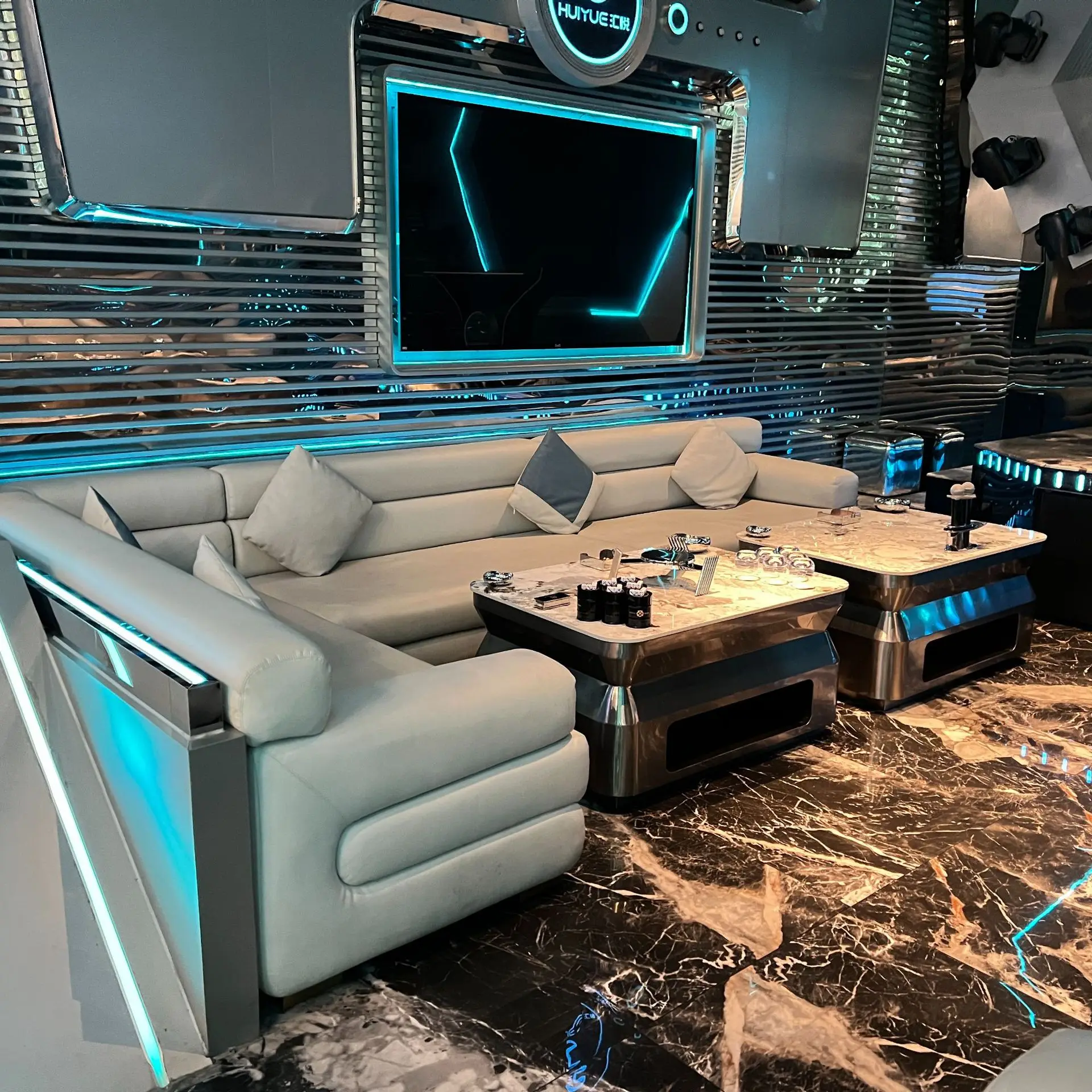 KTV Sofa, Coffee Table, Combination Bar, Box, Villa, Nightclub, Corner, U-shaped L-shaped sofa