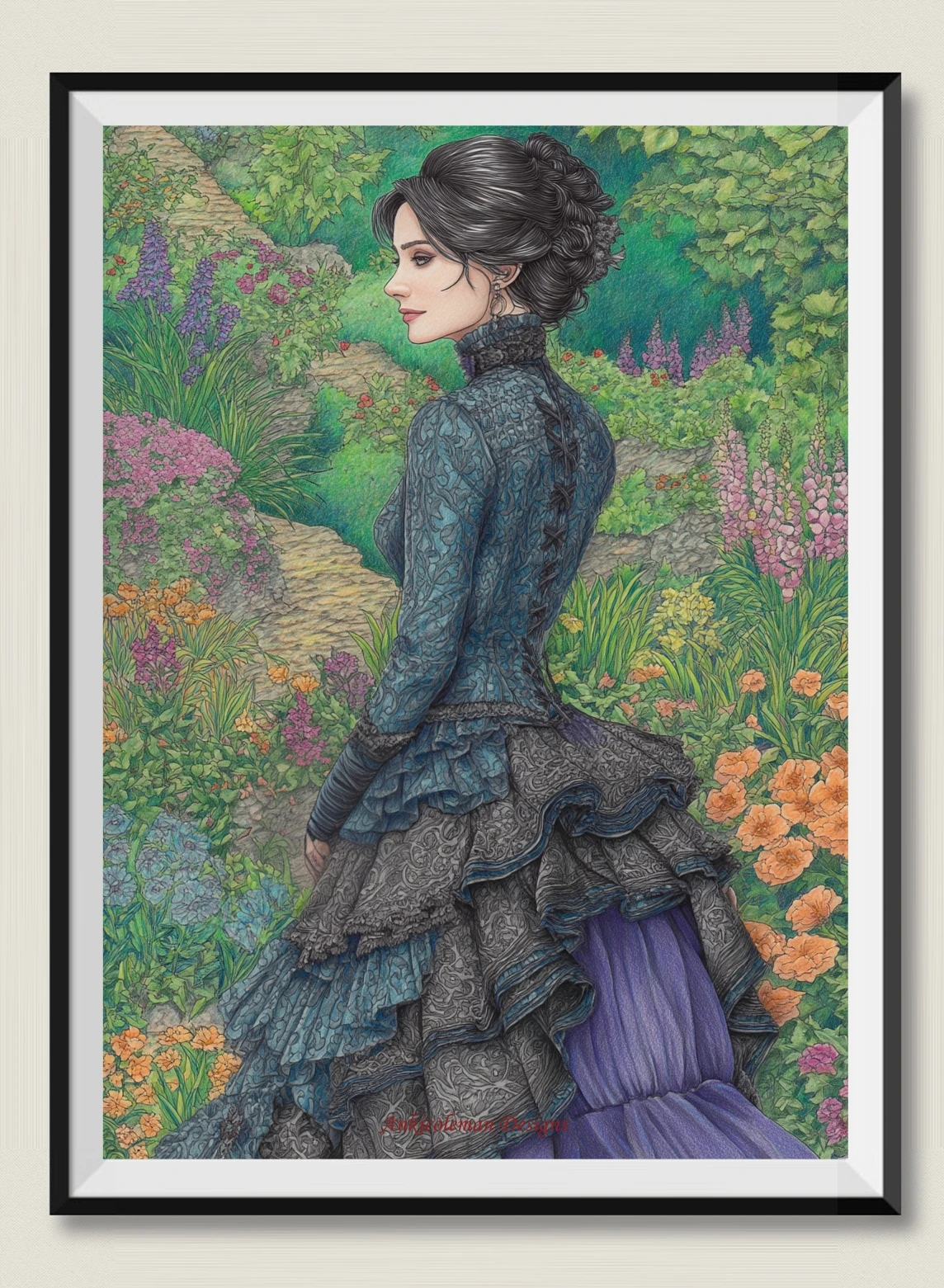 

Garden Reverie 3 - Needlework for embroidery DIY DMC High Quality - Counted Cross Stitch Kits 14 ct Oil painting