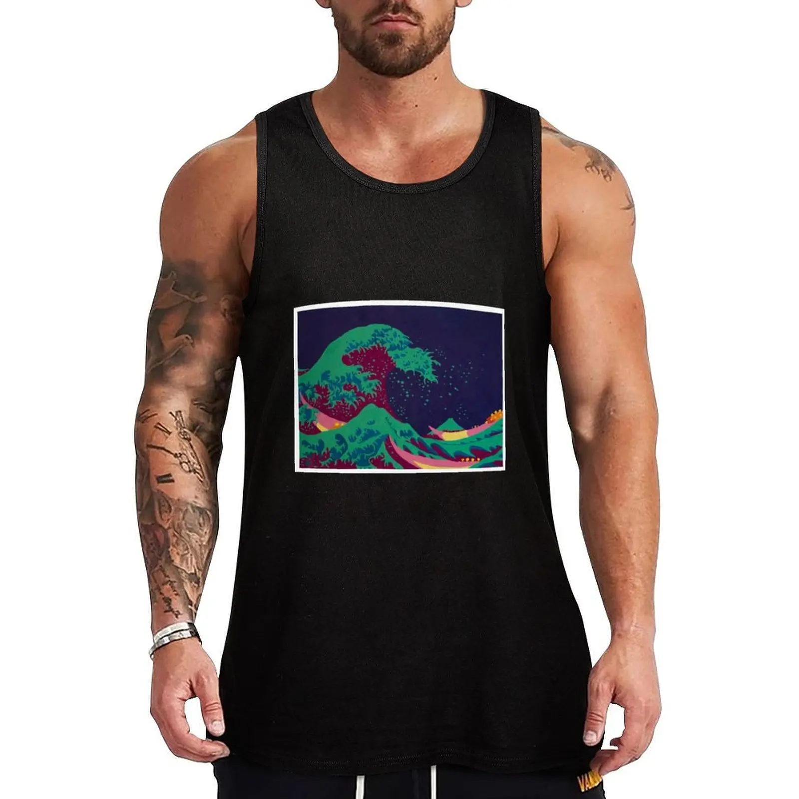 

The Great Vaporwave Tank Top best selling products gym clothes men sports suits